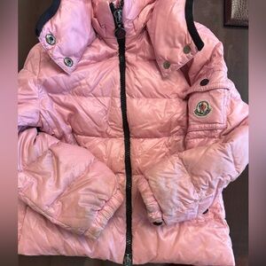 Moncler Pink Kids Puffer Jacket